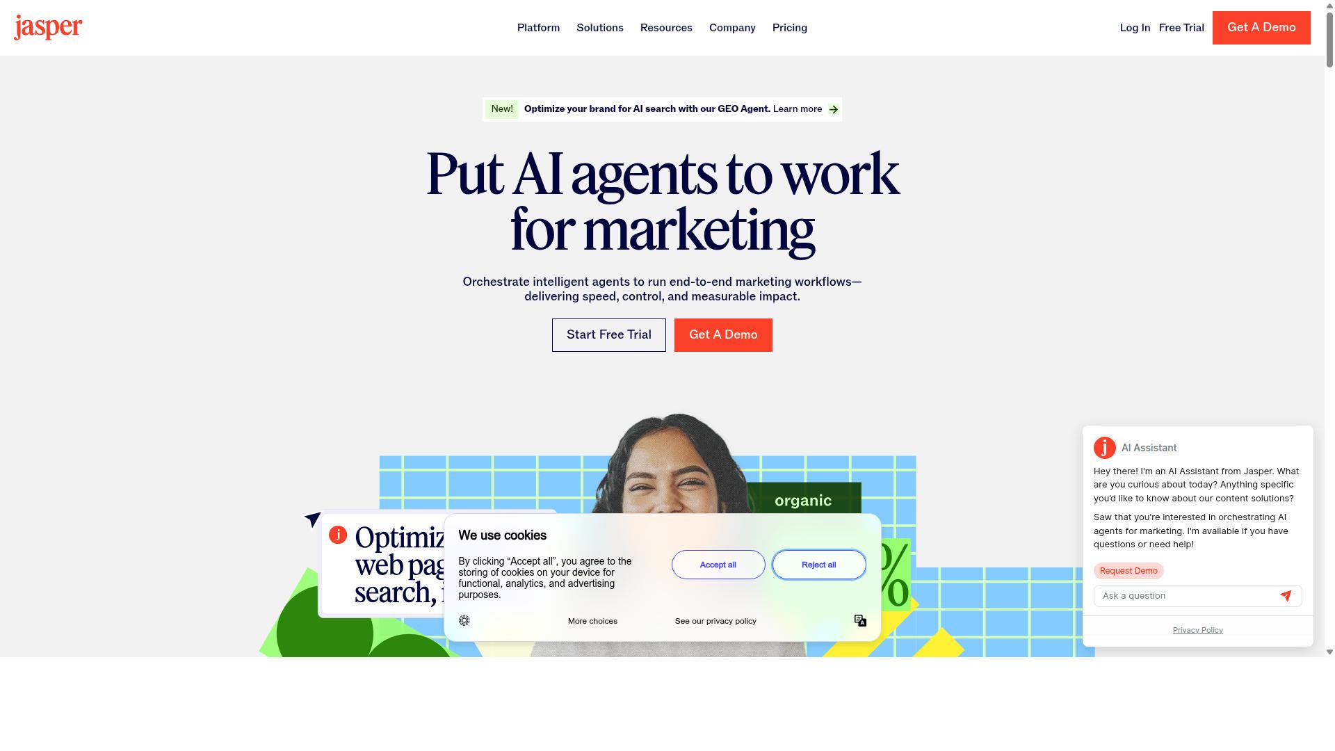 Jasper website